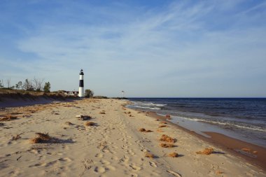büyük bir sable noktası deniz feneri  