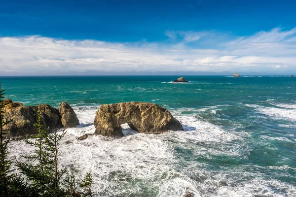 EUA Paisagem costeira do Pacífico — Fotografia de Stock