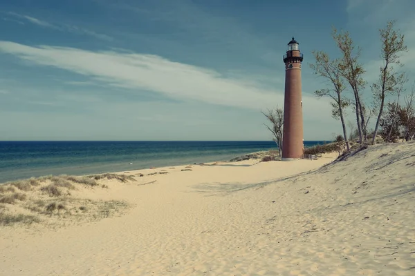 Piccolo faro di Sable Point — Foto Stock