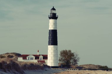 büyük bir sable noktası deniz feneri