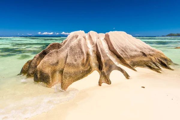 Piękna plaża w Seszele — Zdjęcie stockowe