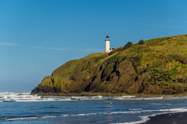 Északi Head Lighthouse, a Csendes-óceán partján, 1898-ban épült — Stock Fotó