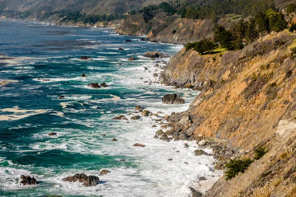 Paisaje de la costa del Pacífico, California — Foto de Stock