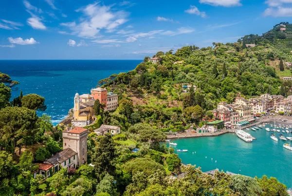 Portofino vesnice v Itálii — Stock fotografie