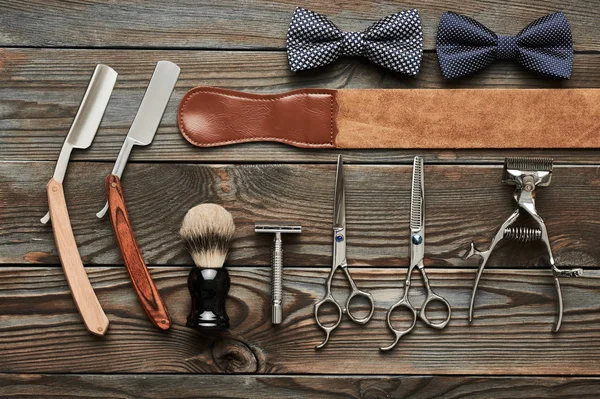 Outils de salon de coiffure vintage — Photo