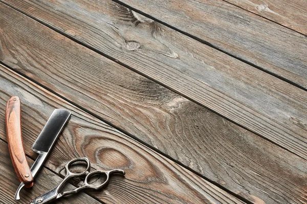 Vintage barber shop tools — Stock Photo, Image