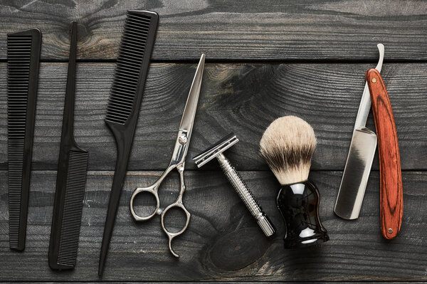 Vintage barber shop tools 