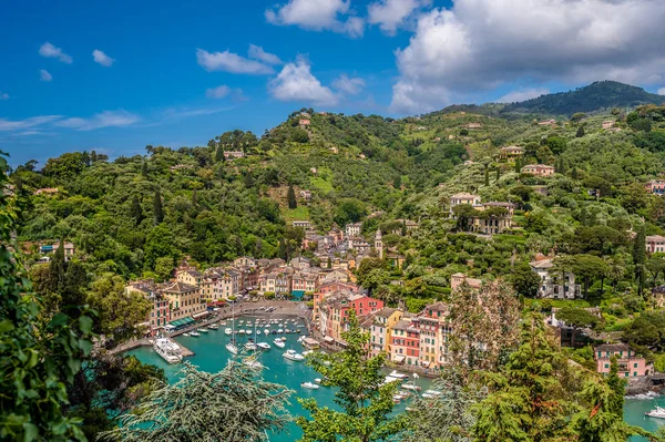 Pueblo de Portofino en la costa de Liguria — Foto de Stock