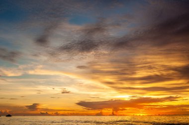 Boracay Beach güzel gün batımı