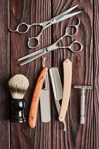 Vintage barber shop tools 