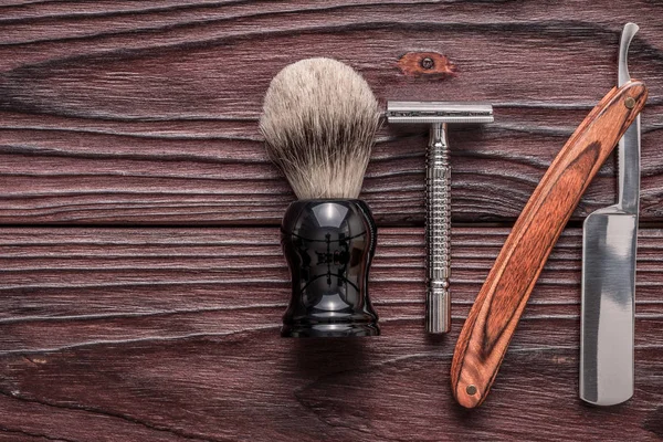 Vintage barber shop nástroje — Stock fotografie