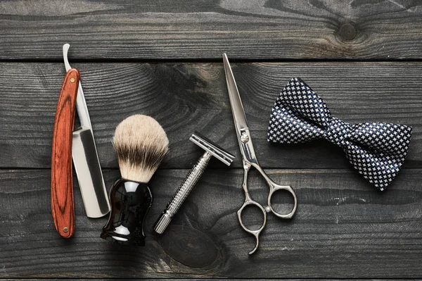 Vintage barber shop tools — Stock Photo, Image