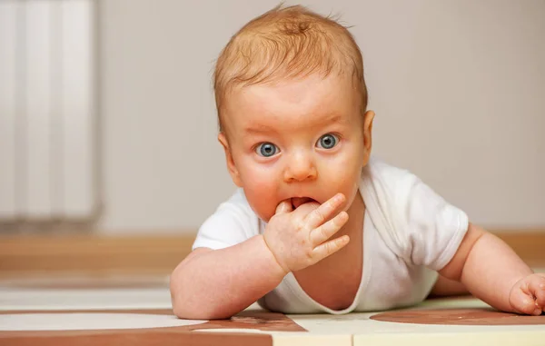 Four months old baby — Stock Photo, Image