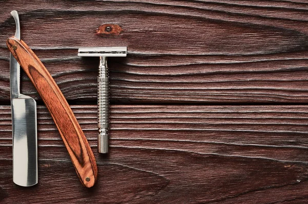 Винтажные парикмахерские инструменты — стоковое фото