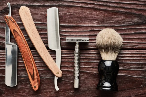 Vintage barber shop nástroje — Stock fotografie