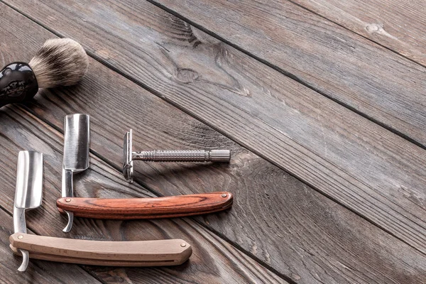 Ferramentas de barbearia vintage — Fotografia de Stock