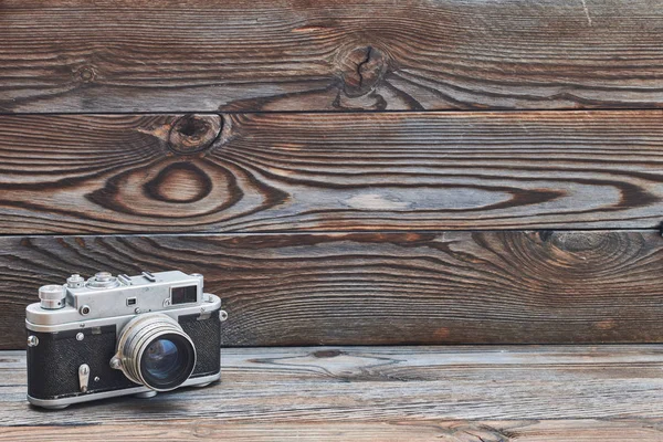 Vintage old retro rangefinder camera — Stock Photo, Image