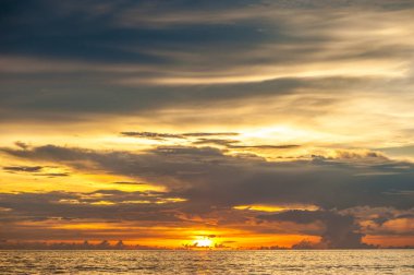 Boracay Beach güzel gün batımı