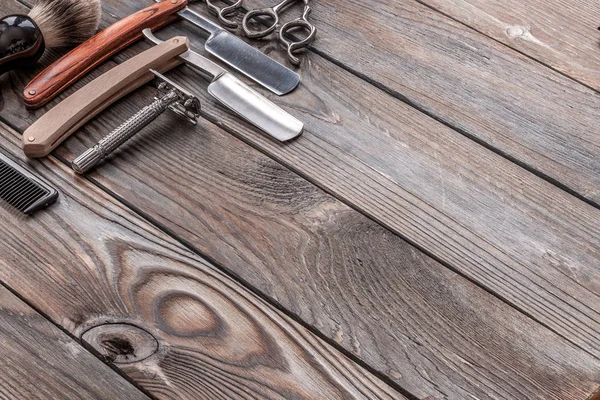 Vintage barber shop tools — Stock Photo, Image