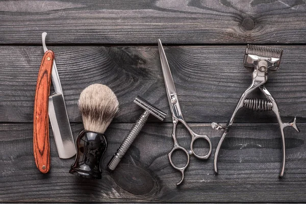 Vintage barber shop verktyg — Stockfoto