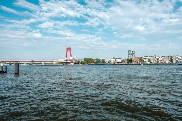 Panoramę miasta Rotterdam — Zdjęcie stockowe