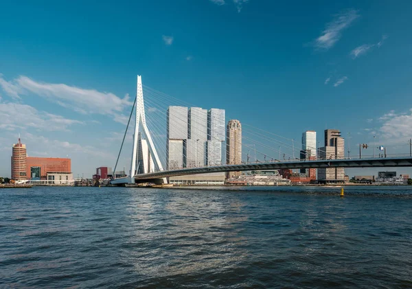 Stadsgezicht skyline van Rotterdam — Stockfoto