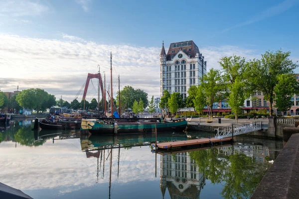 鹿特丹城市天际线 — 图库照片