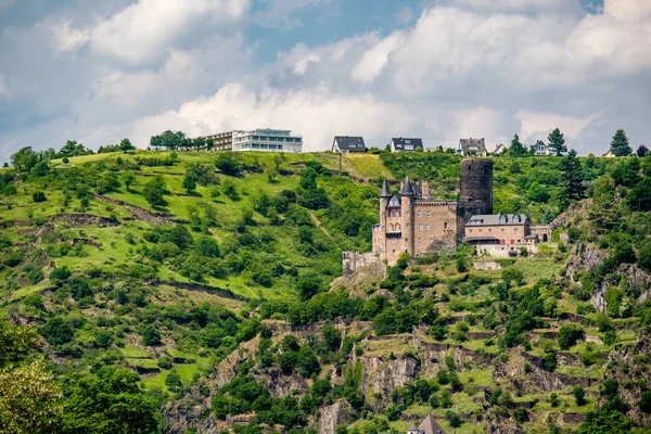Castle on rocky hill — Stock Photo, Image