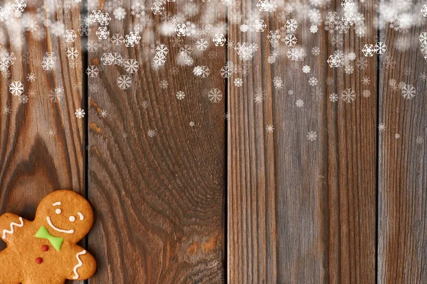 Christmas gingerbread man cookie — Stock Photo, Image