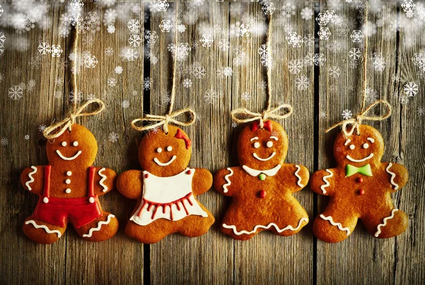 Noel gingerbread çift kurabiyeleri