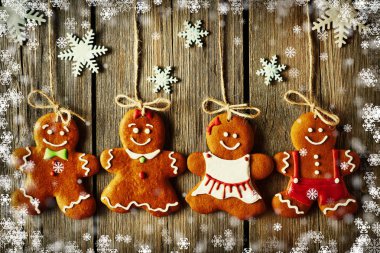 Noel gingerbread çiftler