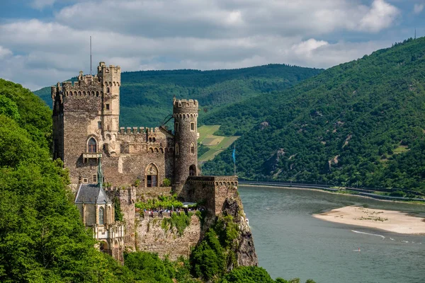 Rheinstein Castle at Rhine Valley — Stock Photo, Image