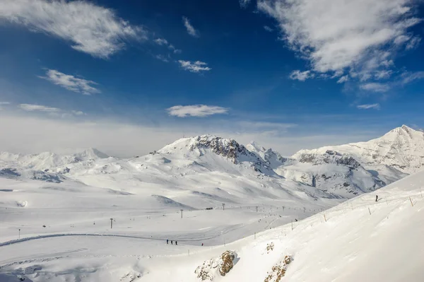 Montaña alpina de invierno —  Fotos de Stock