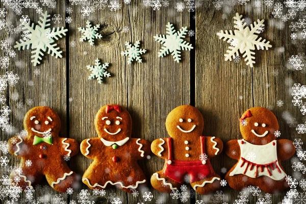 Natale biscotti fatti in casa — Foto Stock