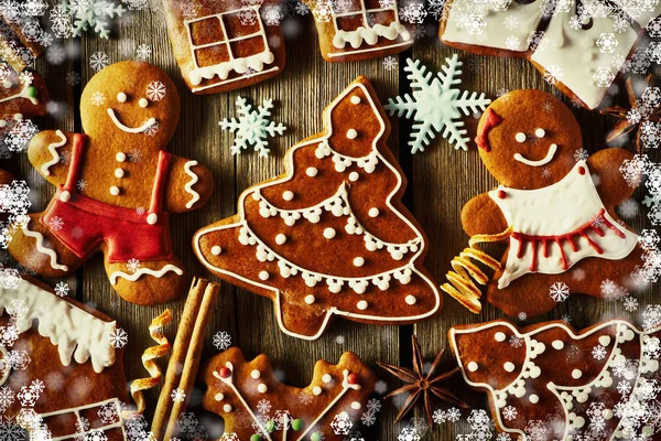 Natale biscotti fatti in casa — Foto Stock