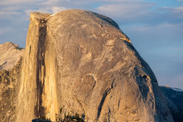 Half Dome rock on Sunset — Stok fotoğraf