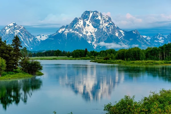 Βουνά στο εθνικό πάρκο grand teton — Φωτογραφία Αρχείου