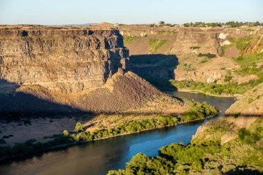 Snake River Canyon Twin Falls, Idaho, Usa yakınındaki