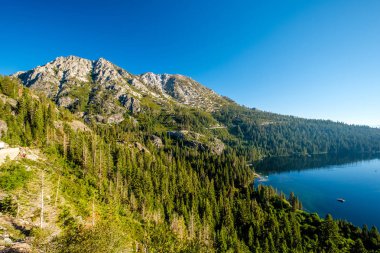 Lake Tahoe manzara California, ABD