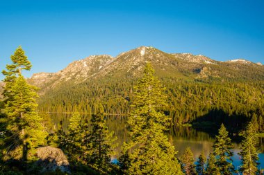 Lake Tahoe manzara California, ABD