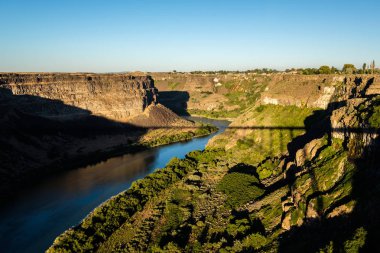 Snake River Canyon Twin Falls, Idaho, Usa yakınındaki