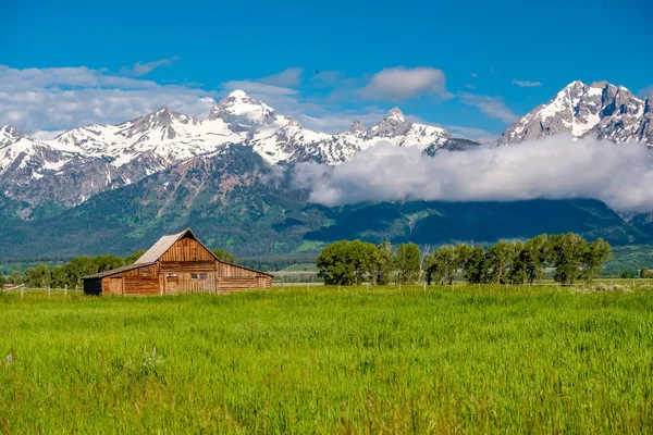 Piękny Krajobraz Grand Teton National Park Wyoming Stany Zjednoczone Ameryki — Zdjęcie stockowe