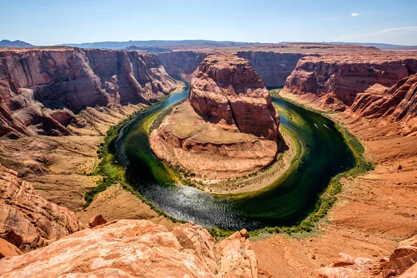 Patkó Kanyar Colorado Folyón Glen Canyon Arizona Usa — Stock Fotó