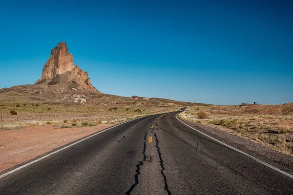 Üres Festői Autópálya Arizona Amerikai Egyesült Államok — Stock Fotó