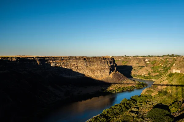 Snake River Canyon Blízkosti Twin Falls Idaho Usa — Stock fotografie