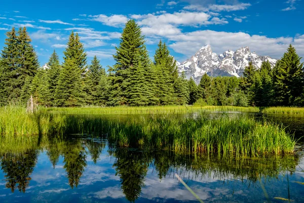 Grand teton hegyek그랜드 티턴 산맥 — 스톡 사진