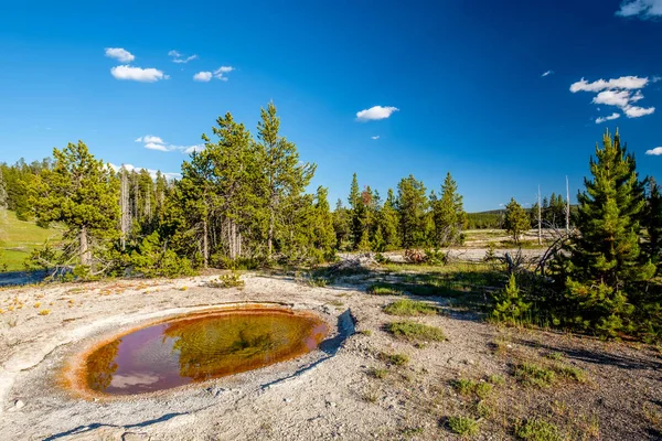 Terme termali a Yellowstone Park — Foto Stock