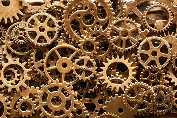 Various metal cogwheels — Stock Photo, Image