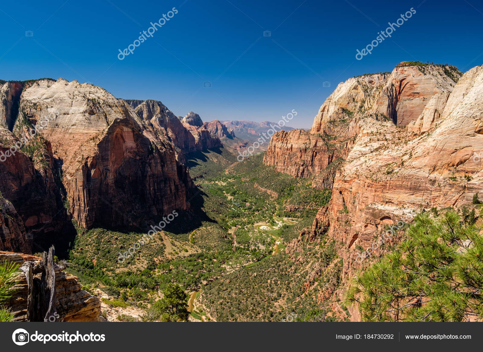 Landschaft Mit Felsformationen Zion National Park Utah Usa Stockfotografie Lizenzfreie Fotos C Haveseen 184730292 Depositphotos
