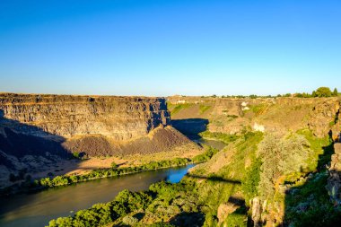 Snake River Canyon Twin Falls, Idaho, Usa yakınındaki